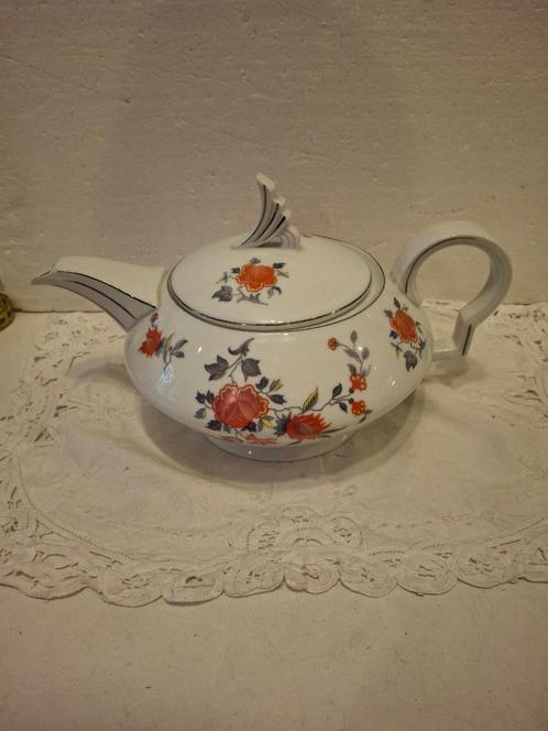 Czechoslovakia - Art Deco porseleinen theepot uit jaren 30, Antiek en Kunst, Antiek | Servies los, Ophalen of Verzenden