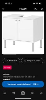 Ikea wastafelkast FULLEN, Zo goed als nieuw, Minder dan 100 cm, 25 tot 50 cm, 50 tot 100 cm