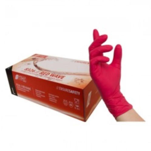 Nitril Handschoenen Rood, Sieraden, Tassen en Uiterlijk, Uiterlijk | Lichaamsverzorging, Nieuw, Overige typen, Ophalen of Verzenden