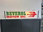BEVEROL motor olie oude reclame lichtbak, Verzamelen, Ophalen, Gebruikt, Lichtbak of (neon) lamp, Nvt