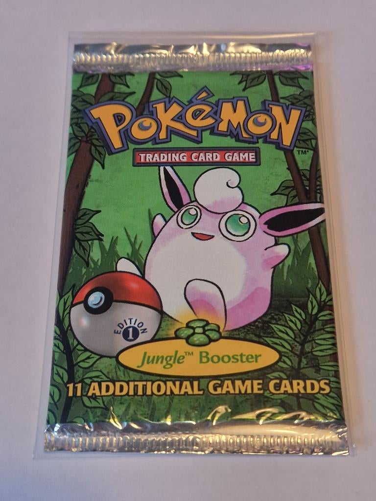 Pokemon - 1st edition - jungle set - booster pack, Verzenden, Nieuw, Booster, Foil