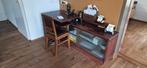 Hand gemaakt bureau jaren 30 masief beuken, Ophalen, Gebruikt, Art deco