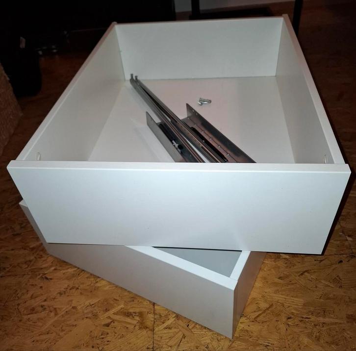 2x Ikea Pax Komplement lade 50x58 met zachtsluitend laderail, Huis en Inrichting, Kasten | Kledingkasten, Zo goed als nieuw, Minder dan 100 cm