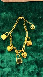 Gouden Armband met Bedels, Ophalen of Verzenden, Zo goed als nieuw, Goud, Met bedels of kralen