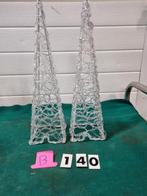 piramide doorzichtig kunststof 2 stuks [b140], Diversen, Kerst, Ophalen of Verzenden, 'T Olde Gre-j, Info@toldegrej.nl, Endepoelstraat 20f Didam