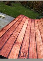 Mooie goud/bruin kleurige (trap)loper circa 452x80x5mm, Huis en Inrichting, Stoffering | Tapijten en Kleden, Bruin, 200 cm of meer