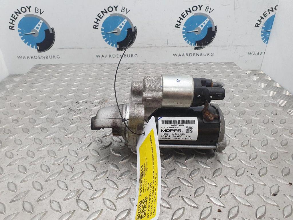 FIAT 500 1.0 Hybrid Red LOUNGE STARTMOTOR 2021, Ophalen of Verzenden, Gebruikt, Stiba lid