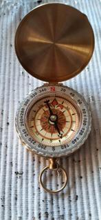 Cadeau tip; klassiek kompas met afsluitbaar deksel., Antiek en Kunst, Curiosa en Brocante, Ophalen of Verzenden