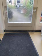 2x glasplaat lichtgrijs v glas in lood gewolkt structuurglas, Hobby en Vrije tijd, Overige Hobby en Vrije tijd, Ophalen, Nieuw