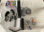 Wii console zwart compleet met games, Spelcomputers en Games, Spelcomputers | Nintendo Wii, Ophalen of Verzenden, Gebruikt, Met 2 controllers
