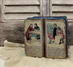 Antiek Frans trommeltje voor speelmateriaal (in boekvorm), Ophalen of Verzenden, Gebruikt, Overige