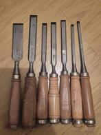 Set beitels7x, Doe-het-zelf en Verbouw, Gereedschap | Handgereedschap, Ophalen of Verzenden, Gebruikt