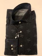 Elegant Shirt, Verzenden, Zwart, Nieuw, Halswijdte 39/40 (M)