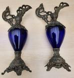 Oude decoratieve vazen, Ophalen, Gebruikt, Blauw, Glas