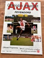 Ajax - Feyenoord 1989/90 Programmaboekje, Ophalen