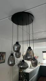 Hanglamp smoke glas 7 bollen, Ophalen, Zo goed als nieuw, Glas