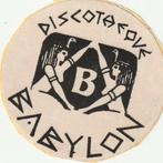 Sticker muziek discotheek Babylon, Verzamelen, Verzenden, Zo goed als nieuw, Overige typen