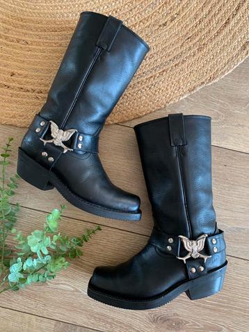 No Frontera bikerboots 38 western boots bohemian laarzen beschikbaar voor biedingen