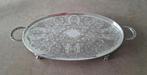 Zilveren dienblad, Ophalen, Gebruikt, Ovaal, Overige materialen