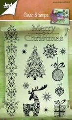 Joy!Crafts Clear Stamps Merry Christmas Joy 6410/0127, Nieuw, Clearstamp, Ophalen of Verzenden