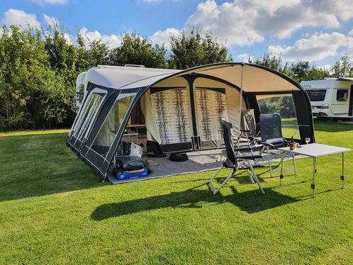 Unico Milaan Voortent + Luifel Deluxe, Caravans en Kamperen, Voortenten en Luifels, Gebruikt, Overige merken, Ophalen