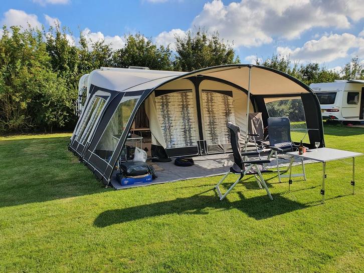 Unico Milaan Voortent + Luifel Deluxe, Caravans en Kamperen, Voortenten en Luifels, Gebruikt, Overige merken, Ophalen