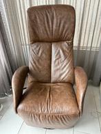 Jori Relaxfauteuil - Refurbished Leer - Verlengde Rug, Huis en Inrichting, Fauteuils, Ophalen, Zo goed als nieuw, 75 tot 100 cm