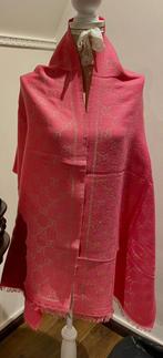 100% Originele • GUCCI • Roze Shawl Sjaal met Goud draad, Gucci, Ophalen of Verzenden, Nieuw, Sjaal