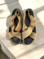 Birkenstock tulum sandalen dames 38 geel beige, Geel, Gedragen, Birkenstock, Sandalen of Muiltjes