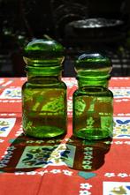 Set jaren 60/70 groene apothekerspotten – Made in Belgium, Ophalen of Verzenden, Huis en Inrichting