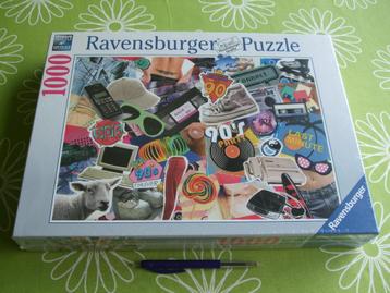 Nieuw in seal: De jaren 90 puzzel van Ravensburger - 1000 st beschikbaar voor biedingen