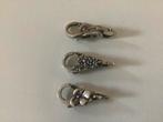 Trollbeads slotjes, bloem, Freya, vergeet me niet., Sieraden, Tassen en Uiterlijk, Bedels, Ophalen of Verzenden, Zo goed als nieuw