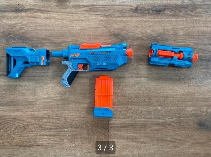 Nerf Elite 2.0 Echo CS-10 Blaster, Kinderen en Baby's, Speelgoed | Overig, Zo goed als nieuw, Jongen of Meisje, Ophalen of Verzenden