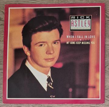 Rick Astley ‎– When I Fall In Love /My Arms Keep Missing You beschikbaar voor biedingen