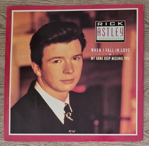 Rick Astley ‎– When I Fall In Love /My Arms Keep Missing You, Cd's en Dvd's, Vinyl Singles, Maxi-single, Pop, 12 inch, Ophalen of Verzenden