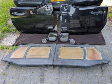 Originele halve deuren Jeep Wrangler JK met hoezen, spiegels beschikbaar voor biedingen