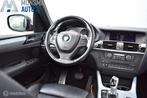 BMW X3 xDrive28i M-Sport Saphirschwarz Pano 20" LMV Camera H, Euro 5, Gebruikt, Zwart, 2000 kg