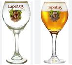 5 Lupulus Bierglazen op voet 25cl, Verzamelen, Biermerken, Ophalen of Verzenden, Zo goed als nieuw