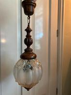 Vintage hanglamp (210922), Huis en Inrichting, Lampen | Hanglampen, Gebruikt, Ophalen of Verzenden, Glas, 50 tot 75 cm