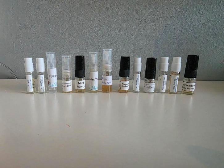 Verschillende soorten samples/proefjes/decants, Sieraden, Tassen en Uiterlijk, Uiterlijk | Parfum, Nieuw, Ophalen of Verzenden