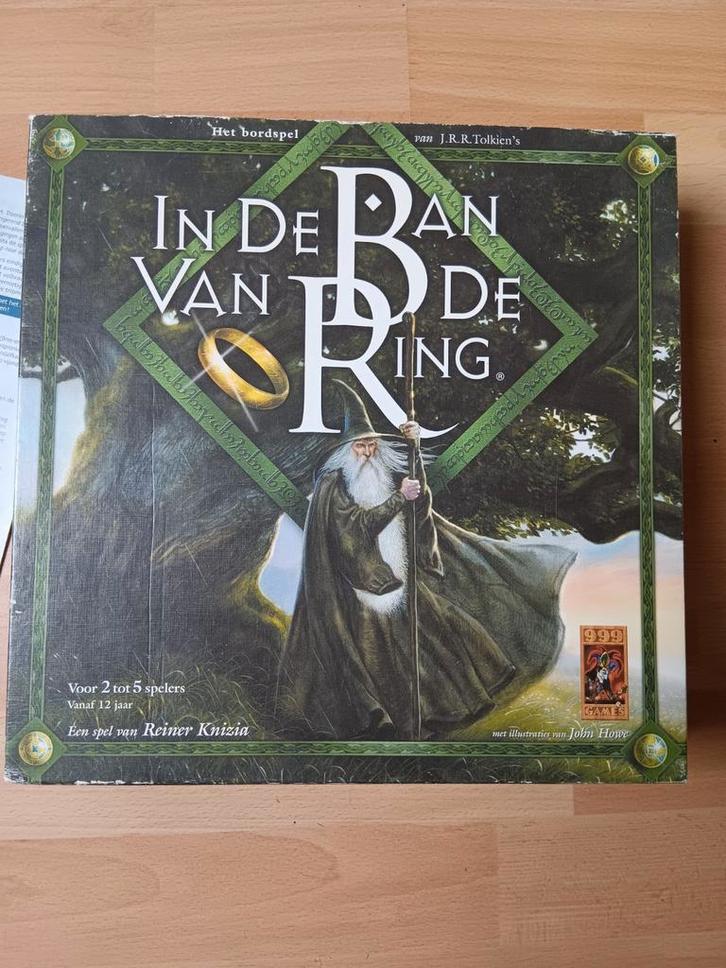 Bordspel In de ban van de Ring + Vrienden en vijanden uitbr., Hobby en Vrije tijd, Gezelschapsspellen | Bordspellen, Gebruikt