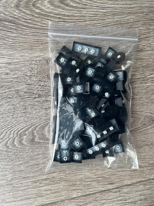 Keycaps Zwart (Niet gebruikt), Computers en Software, Toetsenborden, Nieuw, Qwerty, Ophalen of Verzenden
