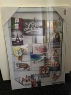 Aparte fotocollagelijst met waslijn en 20 houten wasknijpers, Ophalen, Overige materialen, Nieuw, 75 cm of meer