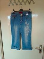 42 Spijker broek kuitmodel van JD Jeans maat S, Kleding | Dames, Spijkerbroeken en Jeans, W33 - W36 (confectie 42/44), Blauw, Ophalen of Verzenden