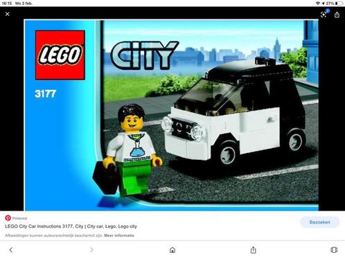 Lego City 3177 Stadsauto, Kinderen en Baby's, Speelgoed | Duplo en Lego, Zo goed als nieuw, Lego, Complete set, Verzenden