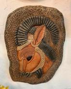 Beeld wandplakkaat aardewerk leuk met steenbok, Antiek en Kunst, Ophalen of Verzenden