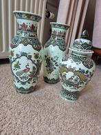 Kaststel / vazen, Huis en Inrichting, Ophalen, Gebruikt, Overige kleuren, Aardewerk of Porselein