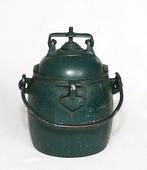 Antiek Gietijzeren Hoogedruk kookpotje cannon Quart 1850, Ophalen of Verzenden