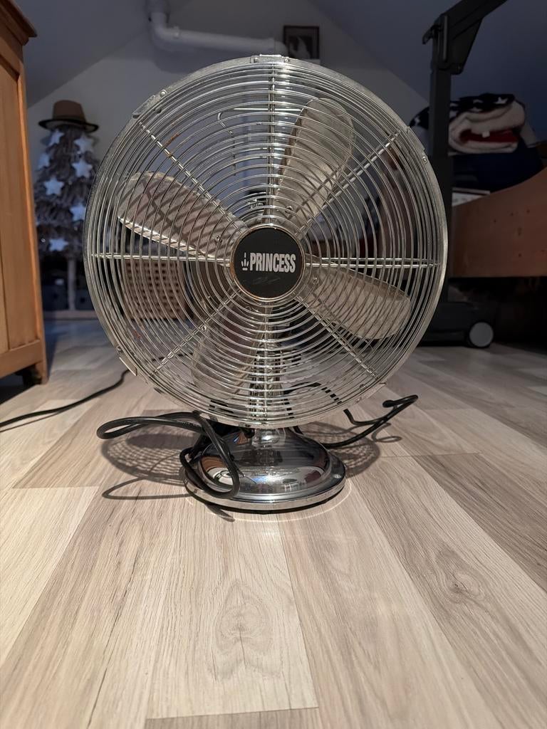 Princess Tafelventilator - Stijlvol en Krachtig, Witgoed en Apparatuur, Ventilatoren, Gebruikt, Tafelventilator, Verzenden