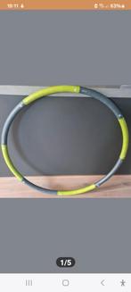 groen grijze hoelahoop;  weight hoop, Ophalen of Verzenden, Zo goed als nieuw, Fitness hoelahoep